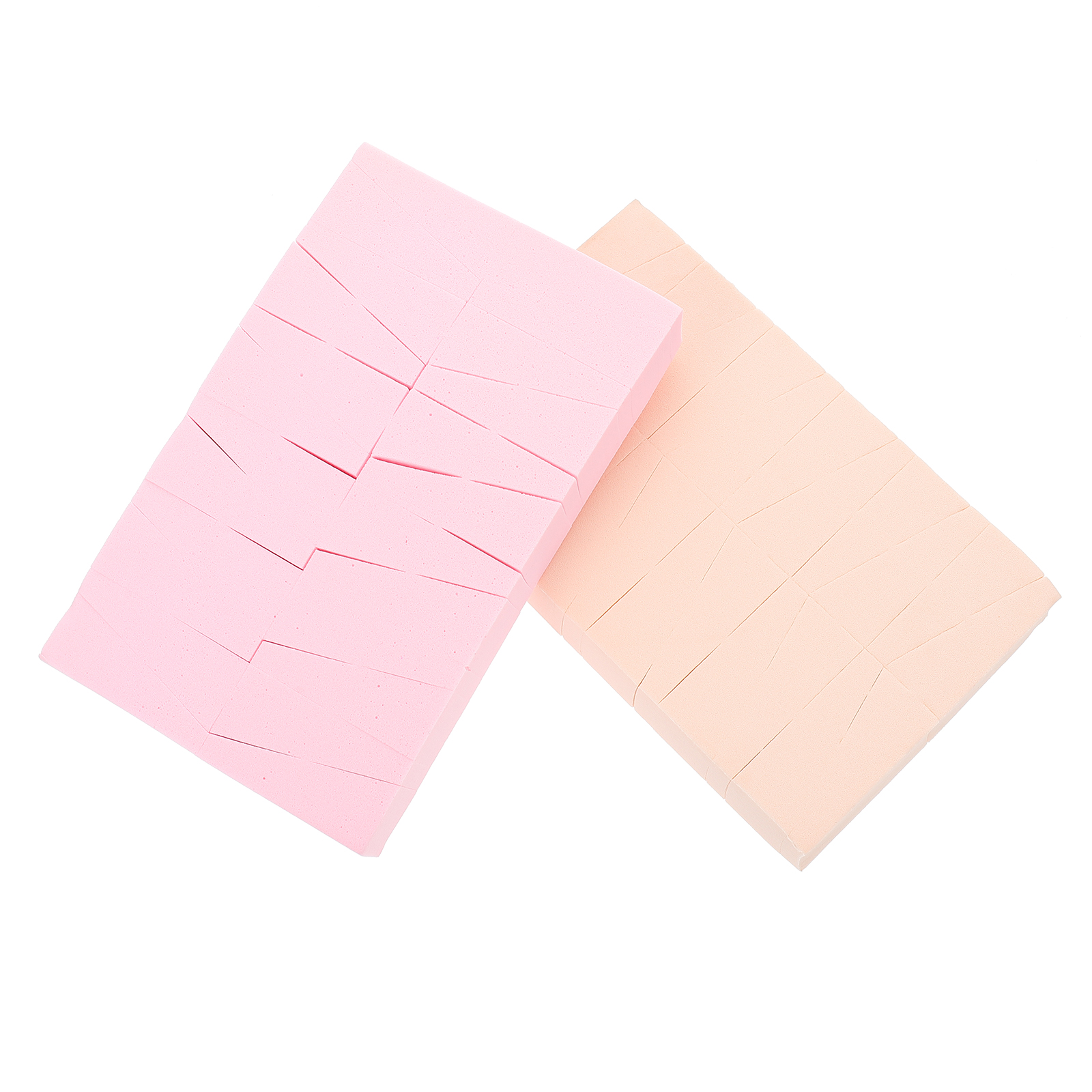 2 Sets Triangle Puff Makeup Puffs Powder Blending Sponges for Loose