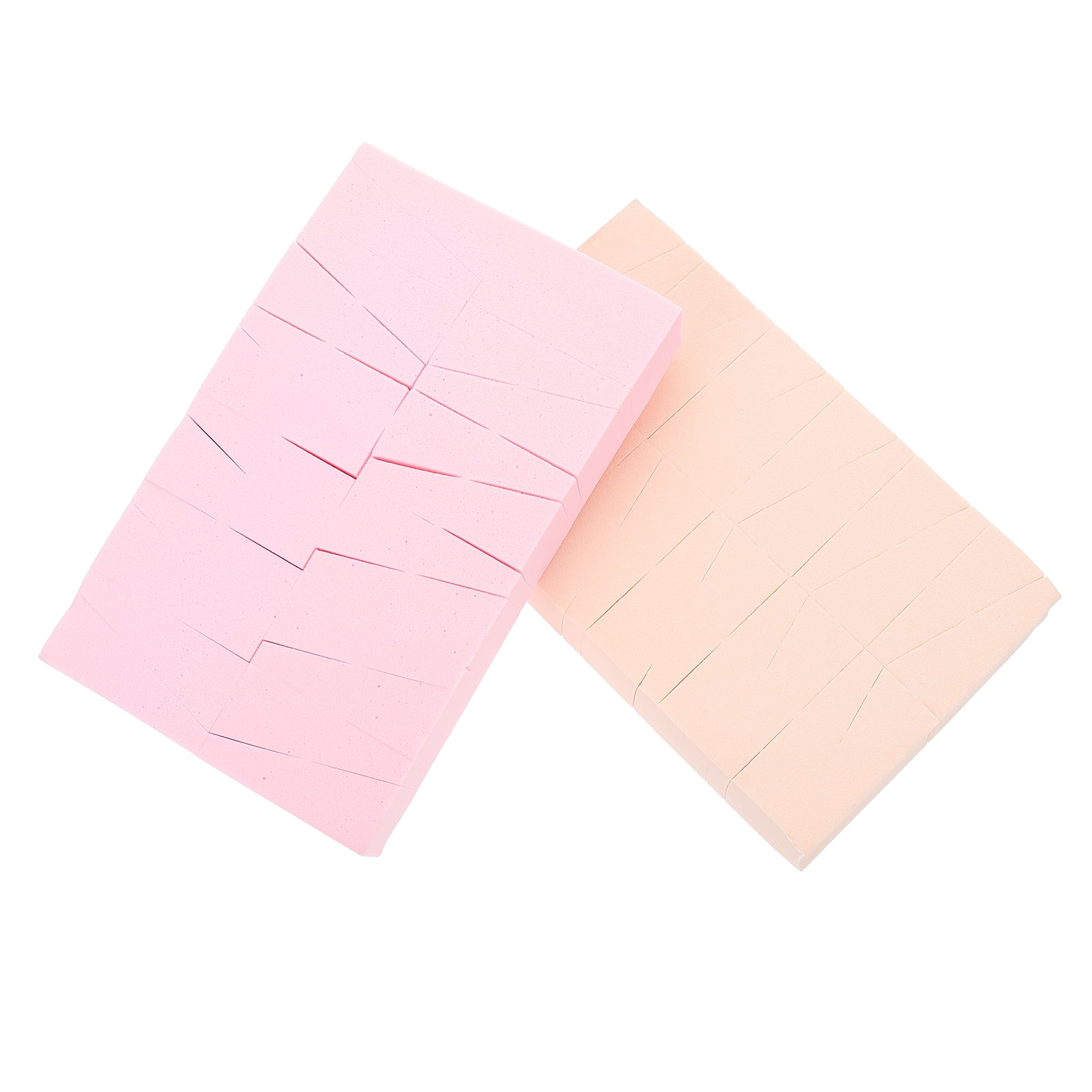 2 Sets Triangle Puff Powder Cosmetic Wedge Puffs Makeup Non Latex Beauty Sponges