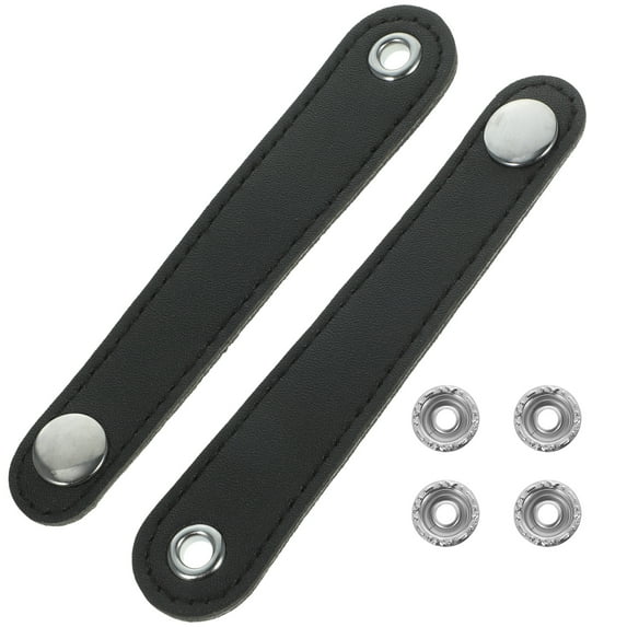 2 Sets Universal Double-layer Leather Accordion Bellows Buckle Belt Accordion Accessories