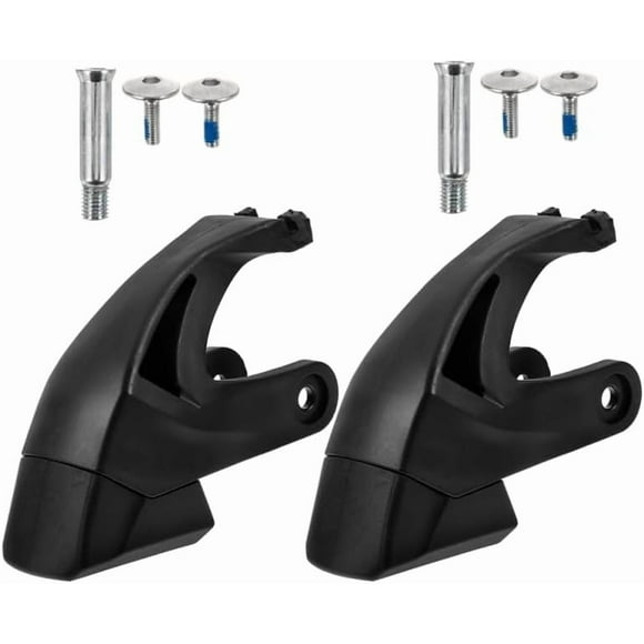 2 Sets Universal Inline Skate Brake Stoppers for Roller Skates, Easy Install Rubber Brake Parts with Screw Kit