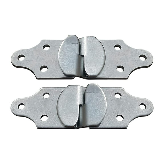 2 Sets Utility Trailer Wood Panel Side Straight Bracket, for Stake Body Latch Rack Gate Connector - 4 Pack, 2 Joints