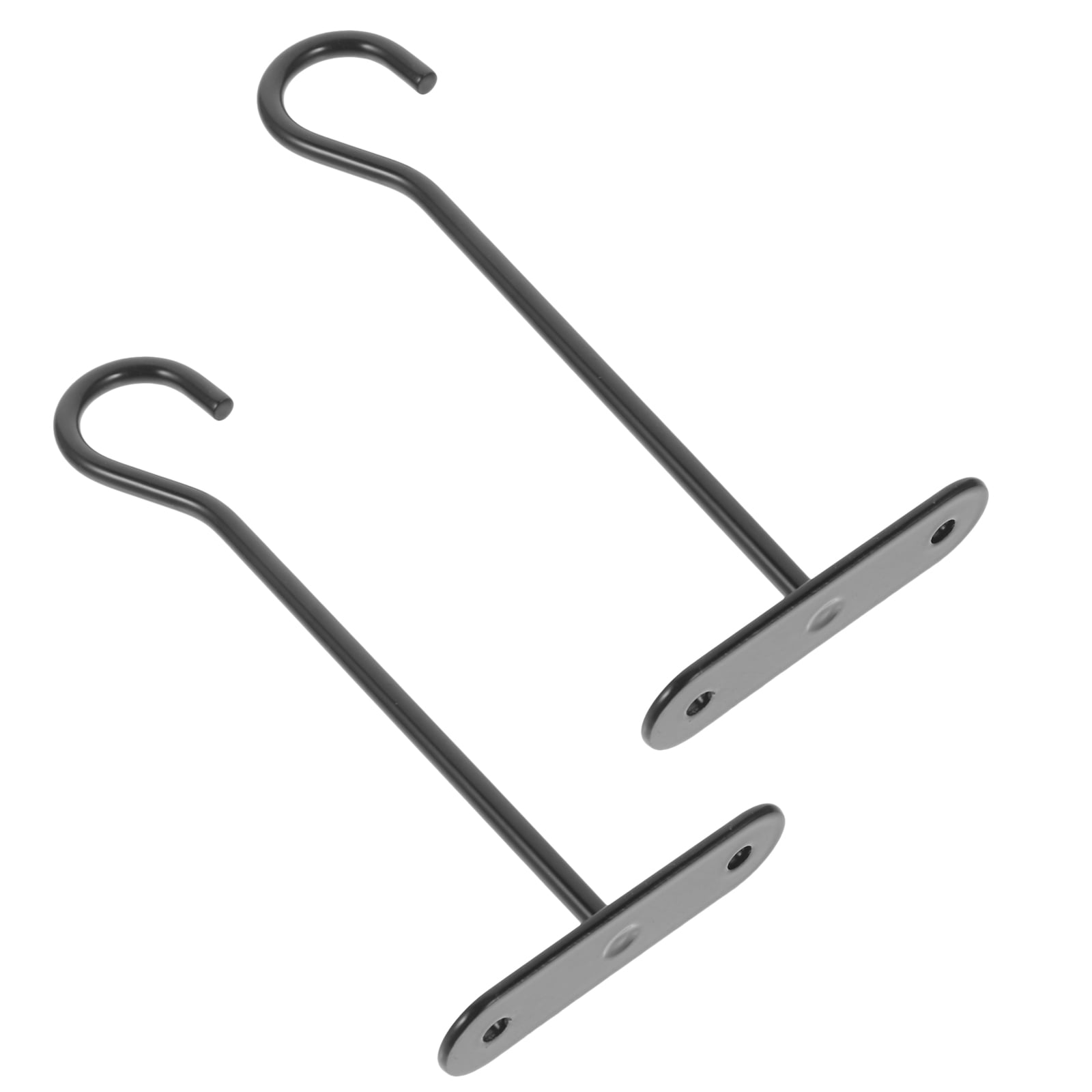 2 Sets Wall-mounted Ceiling Hooks Metal Flower Pot Hooks Hanging Plant ...