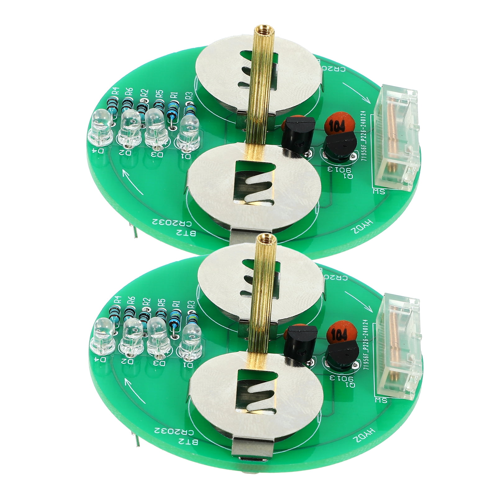 Green Electronic Soldering Gyroscope DIY Kit for Practice Portable Tool ...