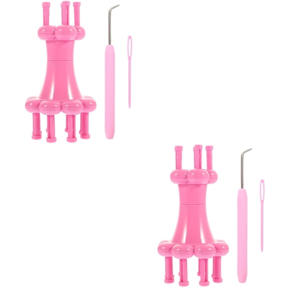 2 Sets Roind Loom Winder Knit Machine Kniting Synthetic Yarns