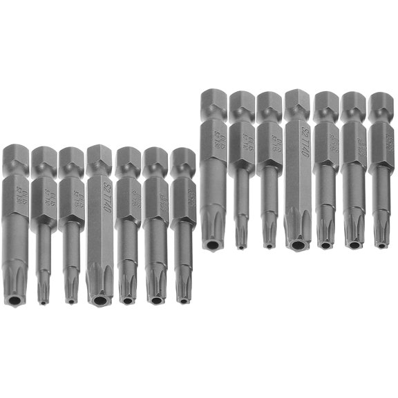 2 Sets Wire Hexagonal Plum Blossom Bit Security