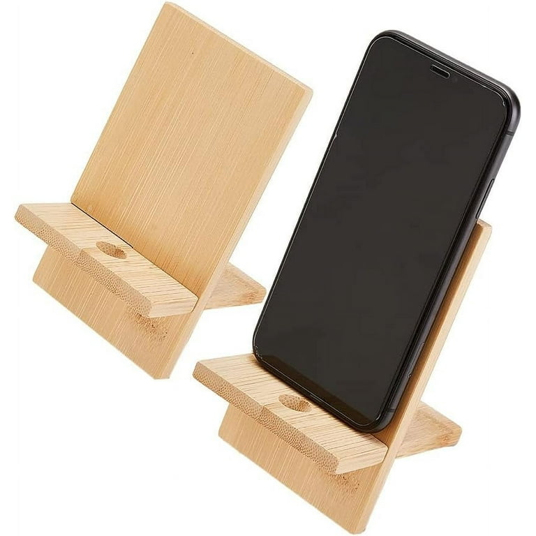 Sets Wood Phone Stand Mobile Wooden Desktop Tablet Holder Simple