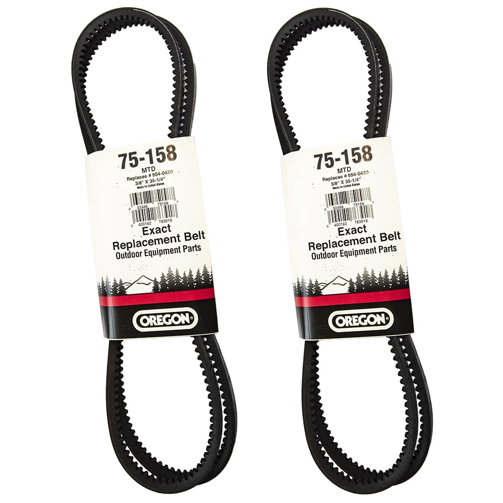 Oregon 75158 Sets of 2 351/4" Drive Belt MTD TwoStage Snow Blowers 2PACK