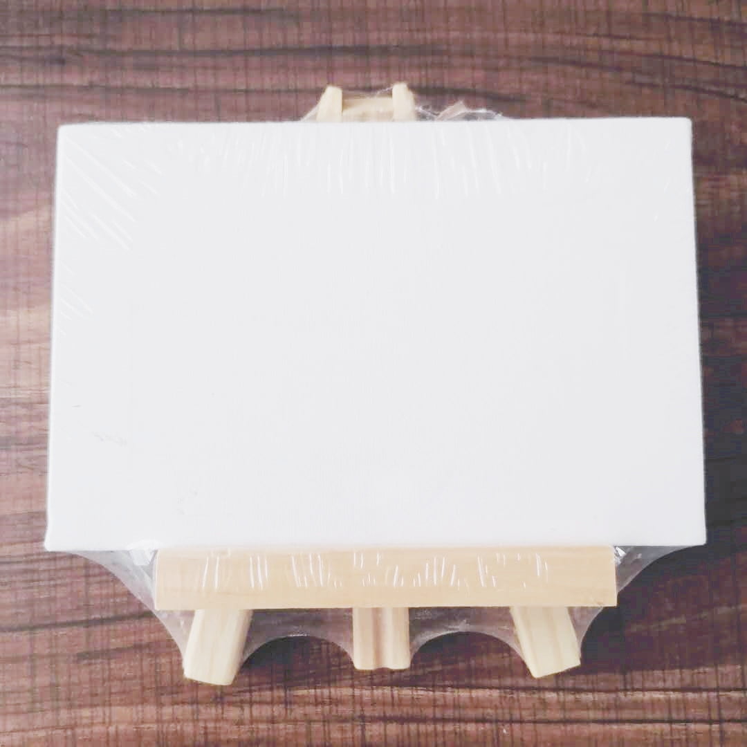 2 Sets of Crafted DIY Mini Canvases Multifunction Canvas Easels