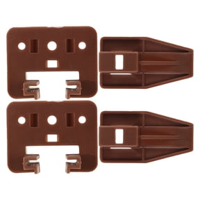 2 Sets Plastic Drawer Stops and Slide Guides for Smooth , Compatible with Dressers, Cabinets, Furniture Drawers