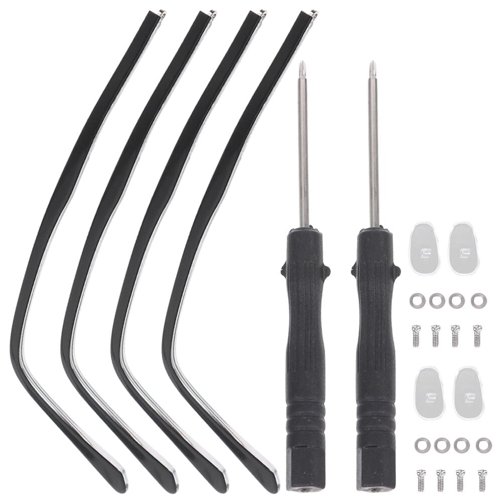 2 Sets of Eyeglasses Arm Legs Replacement Metal Eyeglasses Temples