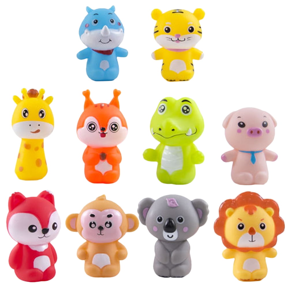 2 Sets of Finger Puppets Hand Finger Puppets Toy Mini Animal Figures ...