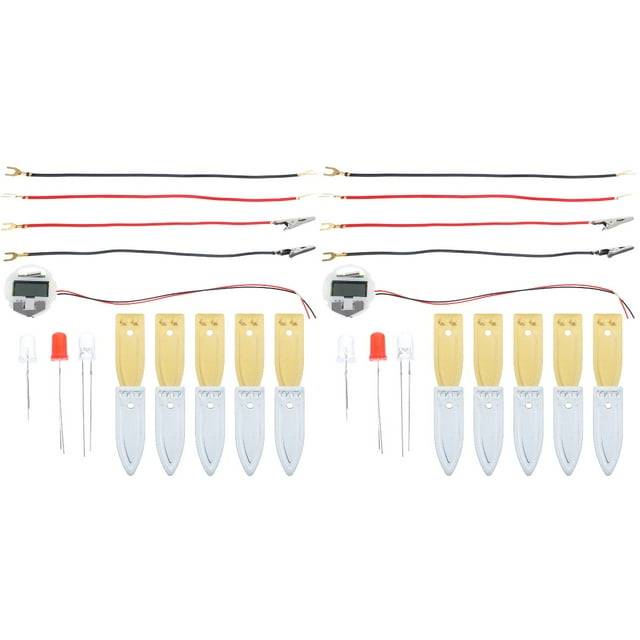 2 Sets of Fruit Battery Science Experiment Kit for School Science