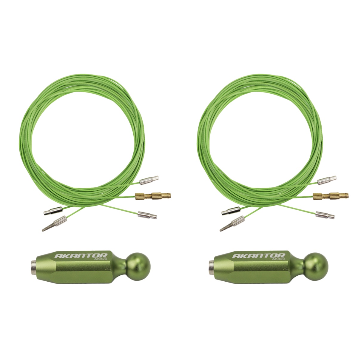 2 Sets of Internal Cable Routing Kit for Bicycles Frames Bike Cable