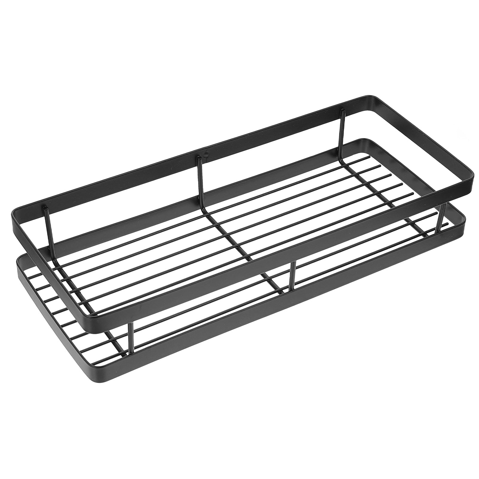 2 Sets of Iron Wash Racks Wallmounted Shampoo Holders Bathroom Storage