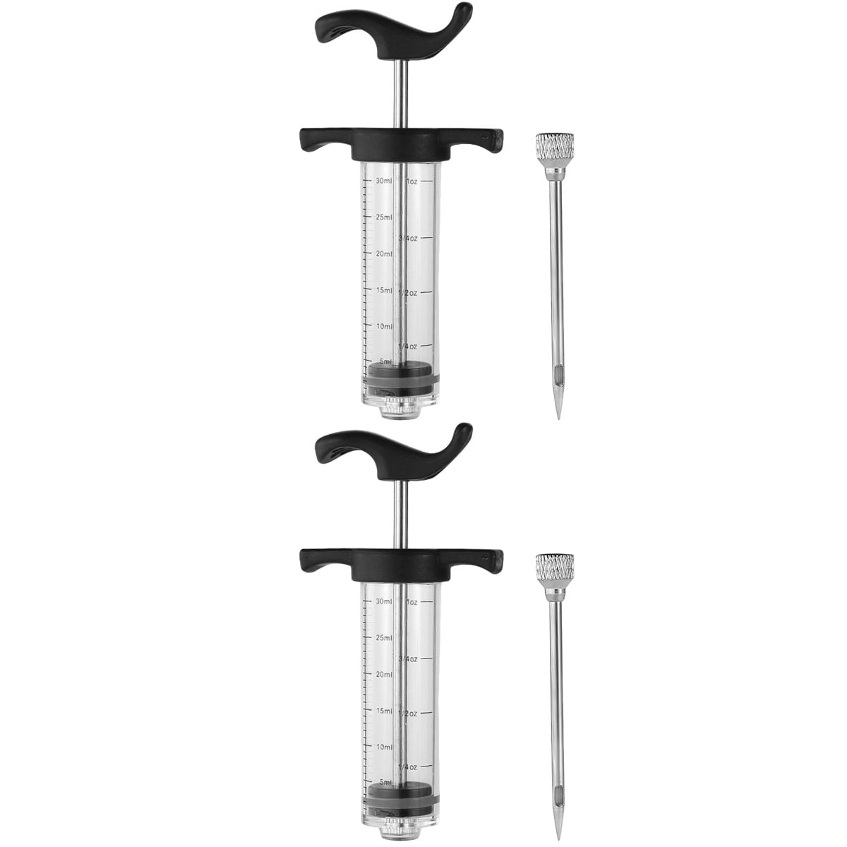 2 Sets of Kitchen Turkey Injector Grilled Meat Injector Practical Meat