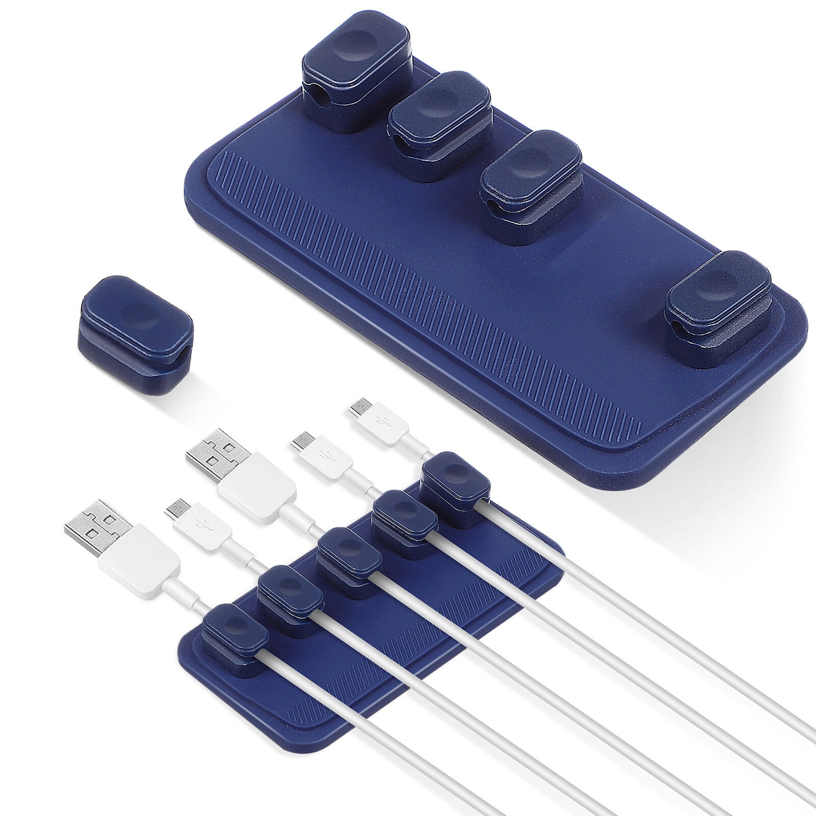 2 Sets of Cable Storage Holders Multipurpose Cord Keepers