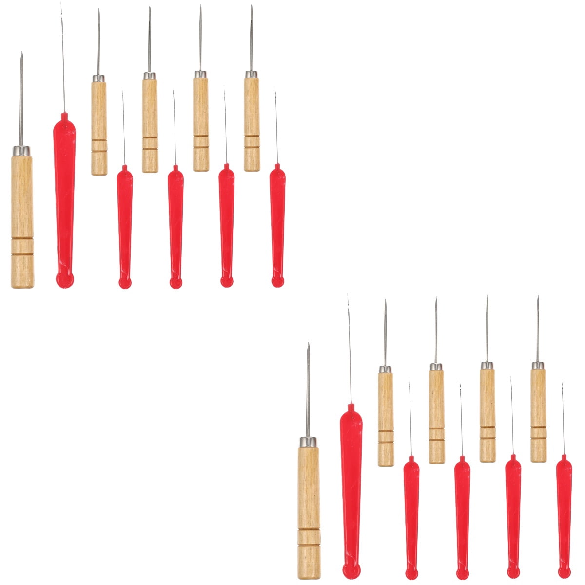 Awl Threadneedle MERRYHAPY 2 Sets Rust-Resistant Beading Awl and Threading Needles for ...