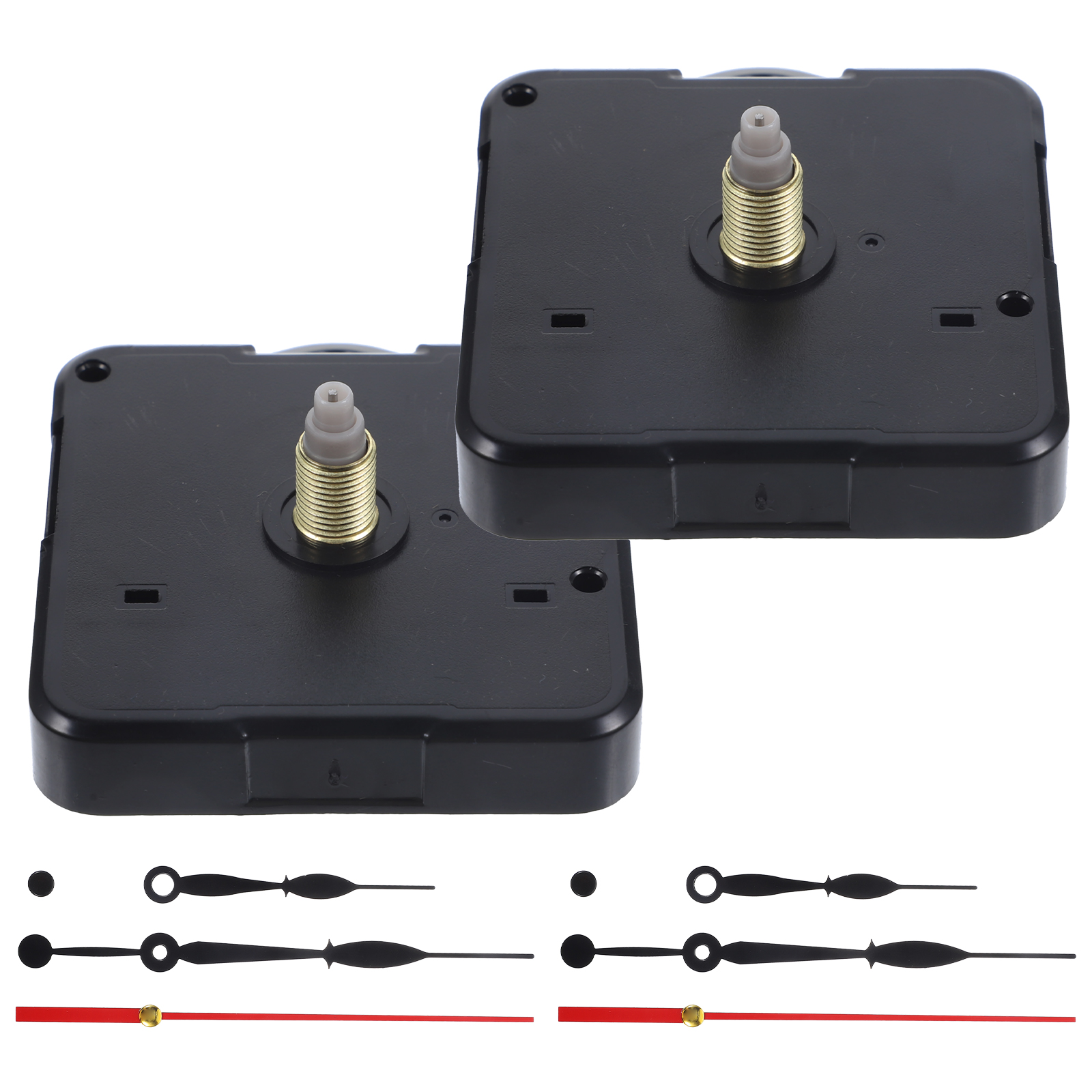 Yueyihe 2 Sets of Replaceable Clock Movements DIY Clock Mechanism Kits