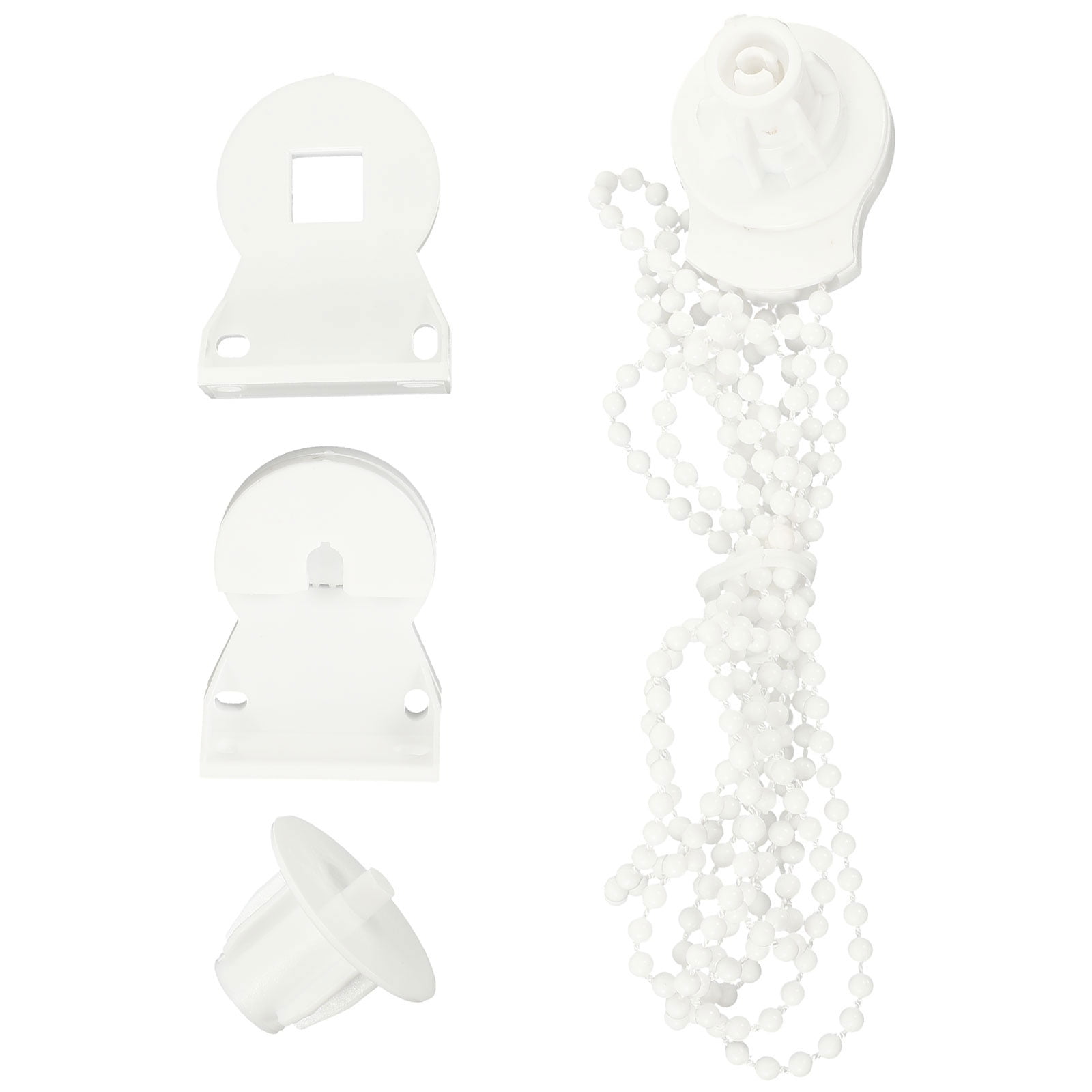 2 Sets of Roller Blinds Bead Chain Kit Roller Shades Clutch Parts