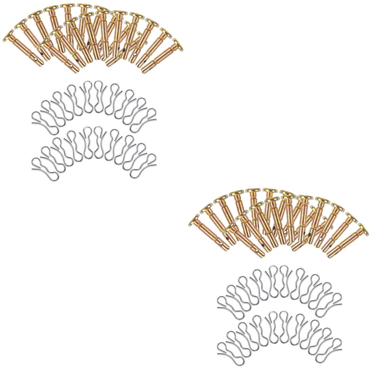 FENGGUIQU Stainless Steel Shear Pin Kit Assorted Color Wear Resistant Snow Blower 2Sets