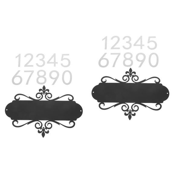 2 Sets of Wall Number Sign Door Hanging Sign Door Plaque Numbers Address Numbers for House