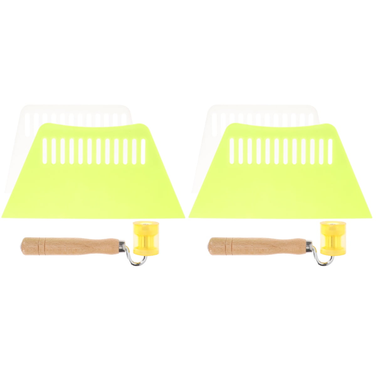 2 Sets of Wallpaper Roller Smoothing Tool Wallpaper Scraper Tool for Safely Install Wallpaper