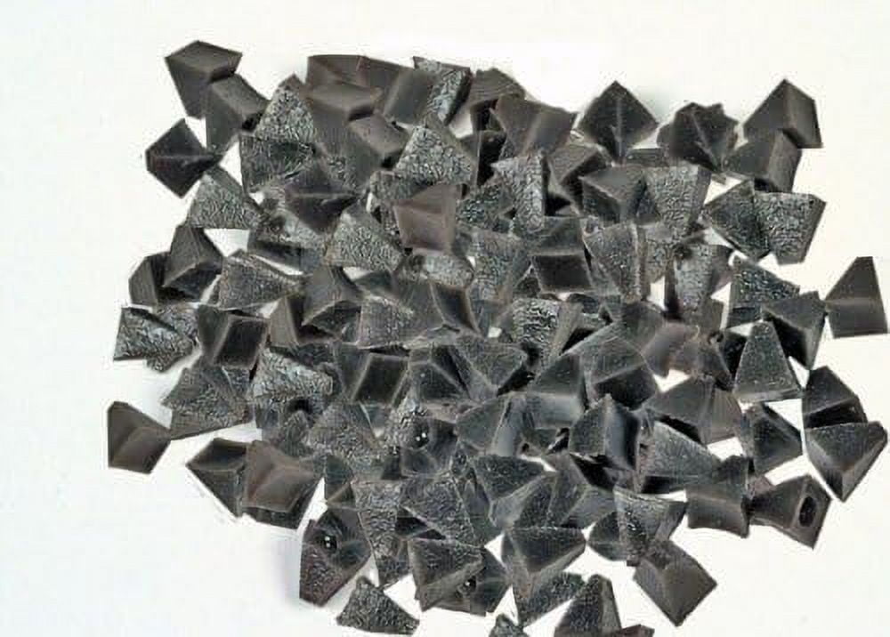 2 Shape Plastic Tumbling Rocks Medium Cut Brown MediumCut Rust Cutting