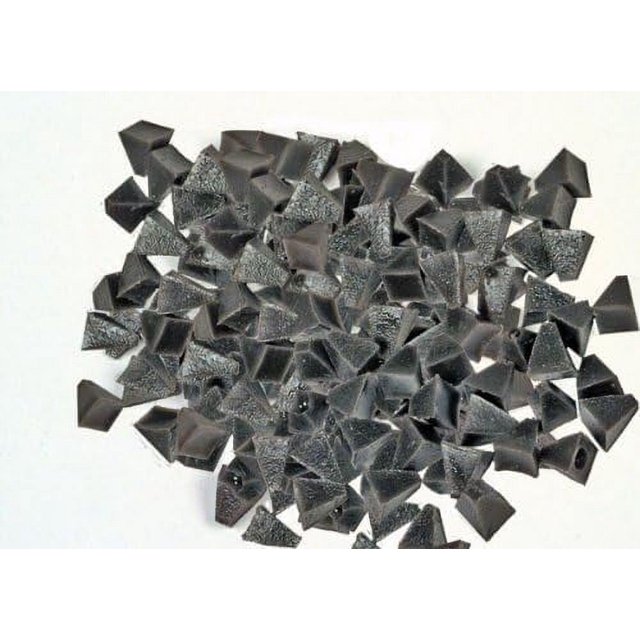 2 Shape Plastic Tumbling Rocks Medium Cut Brown MediumCut Rust Cutting