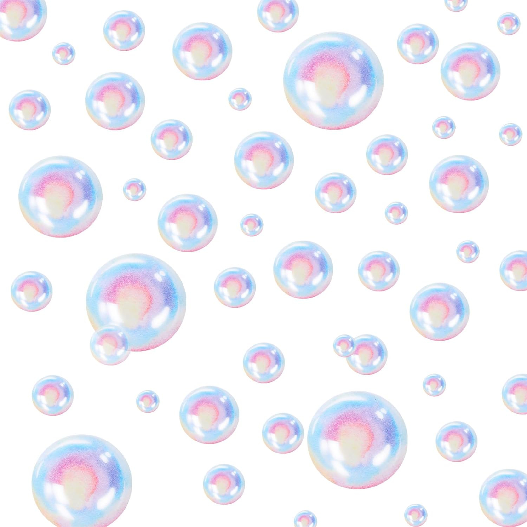 2 Sheet Bubble Stickers Colorful Bubble Wall Decal Stickers Bathroom ...