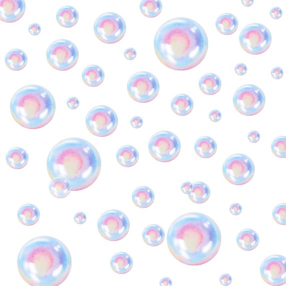 2 Sheet Bubble Stickers Colorful Bubble Wall Decal Stickers Bathroom ...