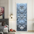 thumbnail image 1 of 2 Sheet Self-Adhesive Door Sticker, 30.3"x78.7", Floral Peel and Stick Door Murals, PVC, Removable Wallpaper Cover Decoration for Bedrooms, Living Room, 1 of 6