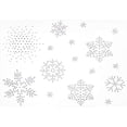 thumbnail image 1 of 2 Sheet Snowflake Iron on Rhinestone Crystal Transfers Iron on Hotfix Applique with 16Pcs Snowflakes Pattern Decal Snowflake Print for Christmas Winter Festive DIY Cloth Dress Decor, 1 of 7