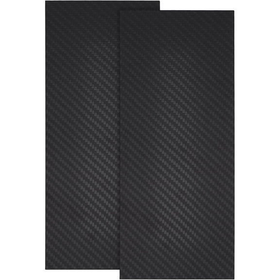 2 Sheets 3.9x9.8inch 3K Carbon Fiber Sheets Composite Carbon Fiber Board Plate for Handmade DIY Wallet Model Part Repair Panel Building 1mm Thick BlackDIY