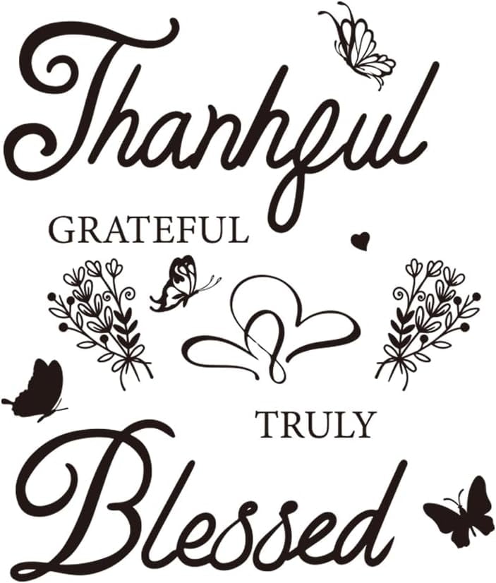 Blested Sticker 2 Sheets Blessed Stickers 2 Styles Home Entryway Letter Stickers ...