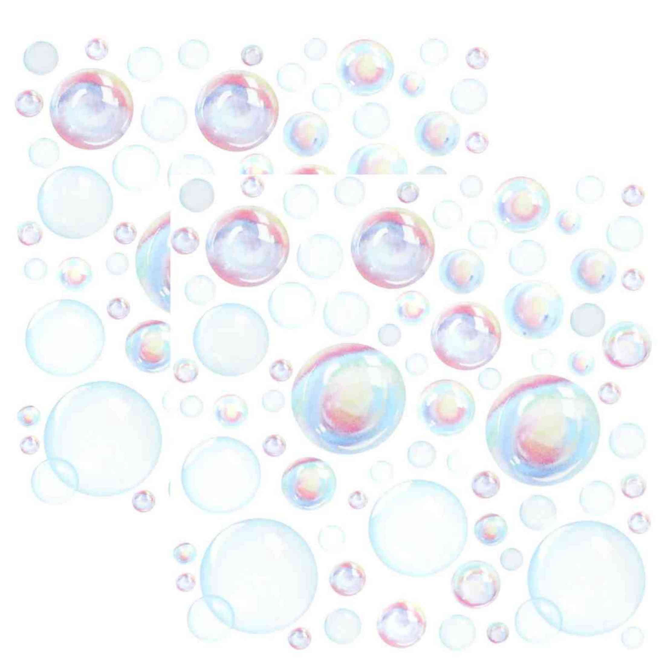 2 Sheets Bubble Stickers, Ocean Bubbles Wall Stickers for Room Bathroom ...