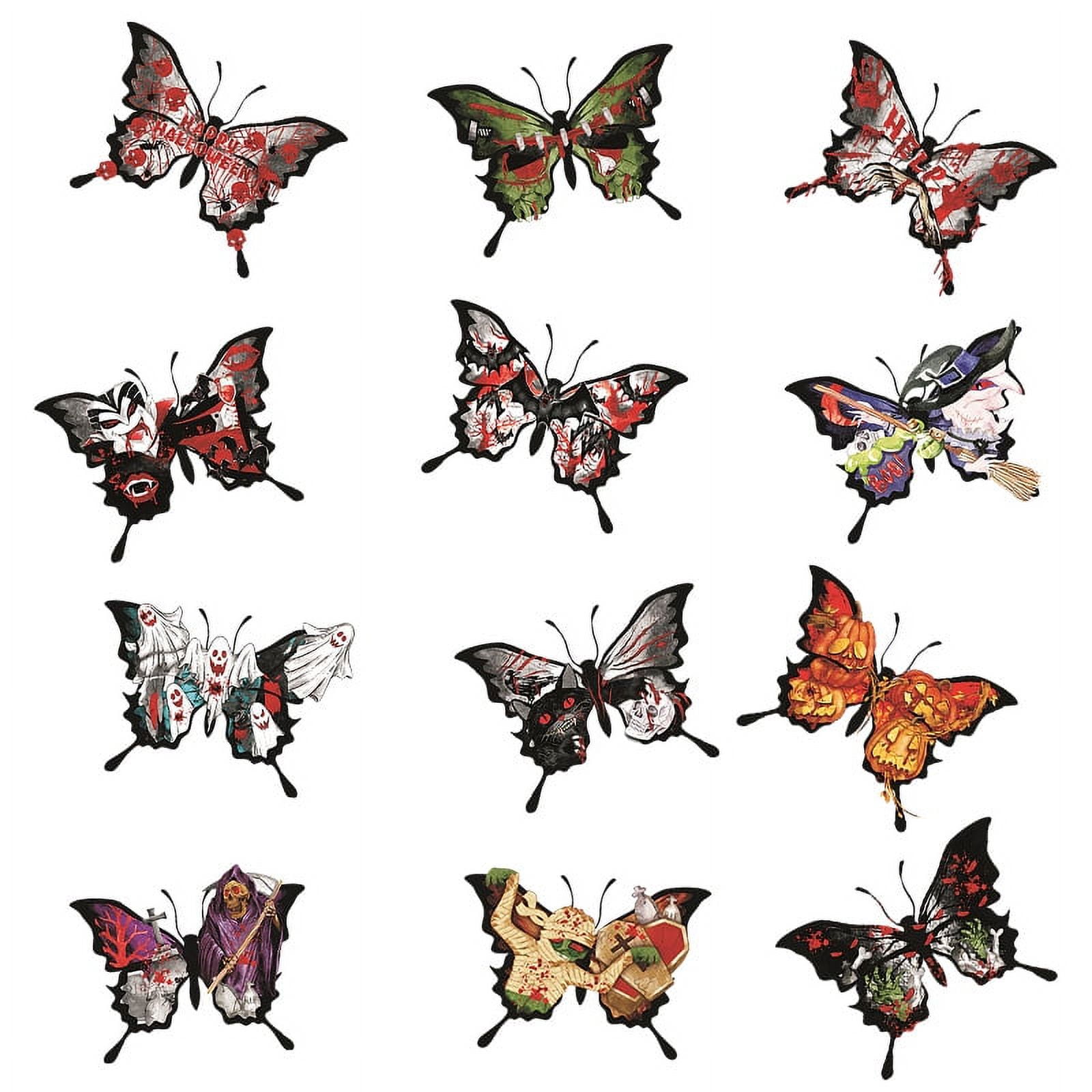 2 Sheets Butterflies Stickers Butterflies Decals Wall Butterflies Decal