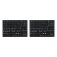 2 Sheets Computer Laptop Keyboard Stickers Notebook English Keyboard