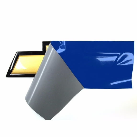 2 Sheets Long Lasting Vinyl for DIY Chevy Emblem Overlay Brilliant Blue