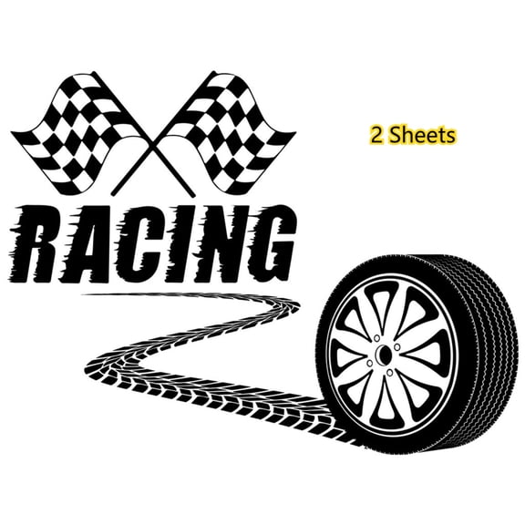 Racing Flag Decals