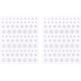 thumbnail image 1 of 2 Sheets Snowflake Face Stickers White Snowflake Temporary Face Stickers for DIY Women Self Adhesive Makeup Stickers for DIY Winter Decorations Christmas Decorations, 1 of 7
