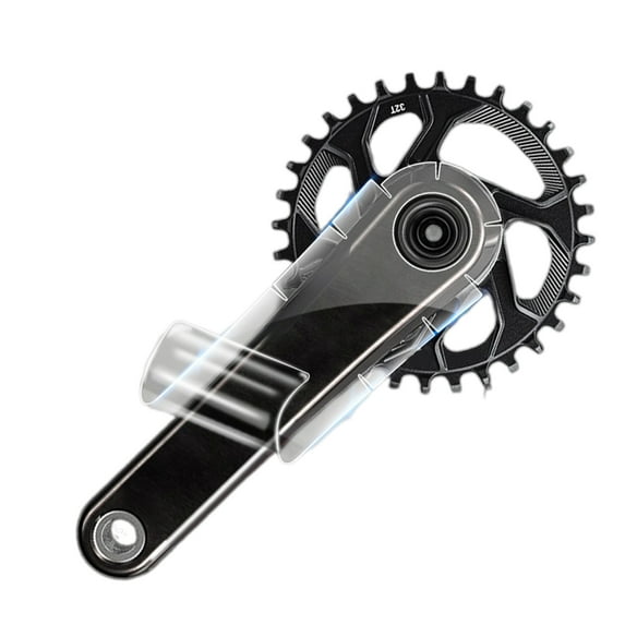 2 Sheets Transparent Bikes Crank Sticker Bikes Crank Protectors, Bikes Crank Arm Protective Film Bikes Crank Stickers