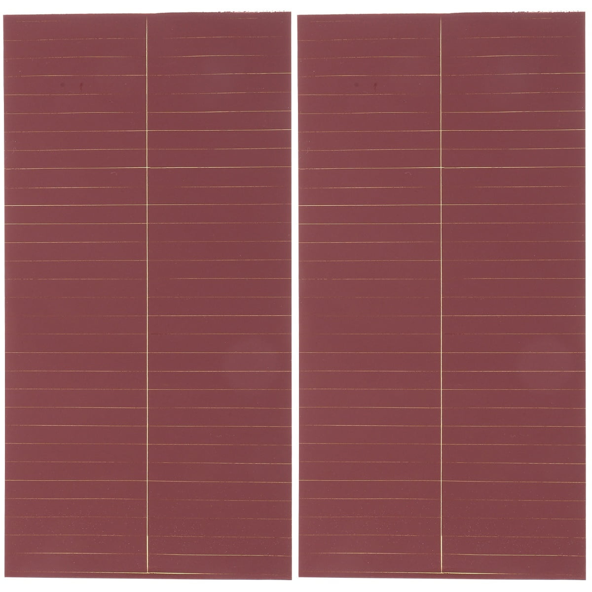 2 Sheets of DIY Match Striker Stickers Craft Match Strikers Match