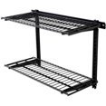 2Shelf 36x14in Garage Shelving Heavy Duty, Wire Wall Shelf Wall Mounted, Holds 200 lbs