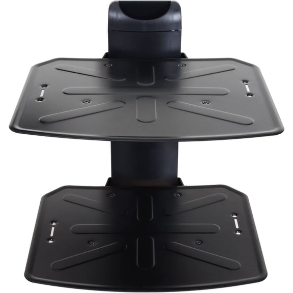 2 Shelf DVD DVR VCR Wall Mount Bracket Component Shelf for DVD Player DDS Receiver Video Audio Cable Box MDVD04B WP6