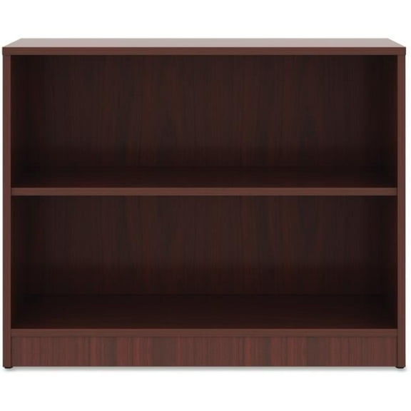 2 Shelf Laminate Bookcase - Mahogany