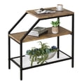 thumbnail image 1 of 2 Shelf Rectangular Wooden End Table, 1 of 2