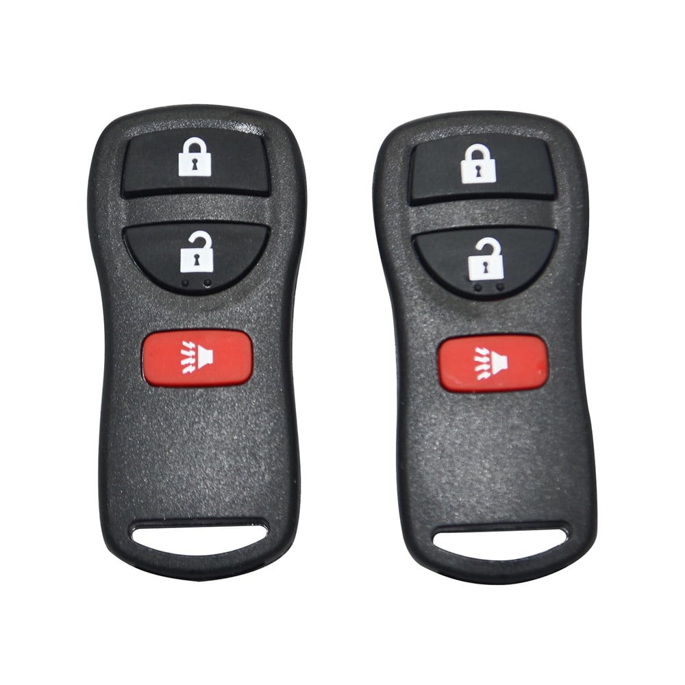 2 Shell Case Only NEW Keyless Entry Remote Shell Case 3 Buttons Pad For