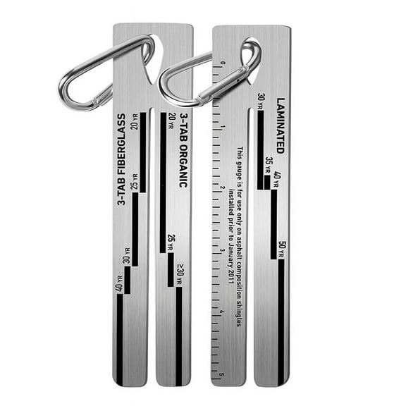 2 * Shingle Gauge-Silver
