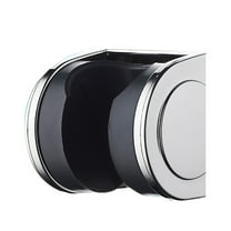 Under $2 Shower Head Holder, Silver Shower Bracket, Adjustable Wall Mount Shower Head Holder Bracket, Chrome Plated Bathroom Handset Organizer, by Goohae