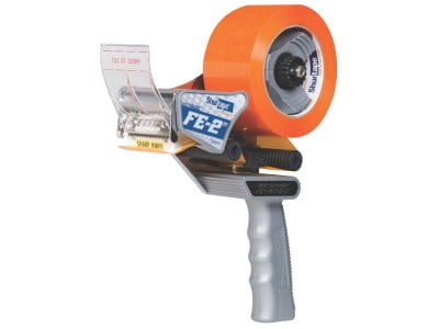2"+ Shurtape® Folding Edge Pistol Grip Tape Dispenser w/ C-Clip & L-Clip Tape Sealing